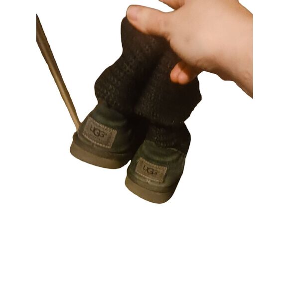 Ugg sweater bootie black Cardy short boot - Picture 4 of 6